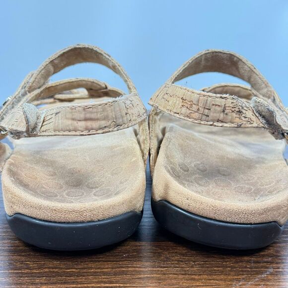 Vionic Women’s cork gold 3 way adjustable sandal size 8 - Picture 3 of 8